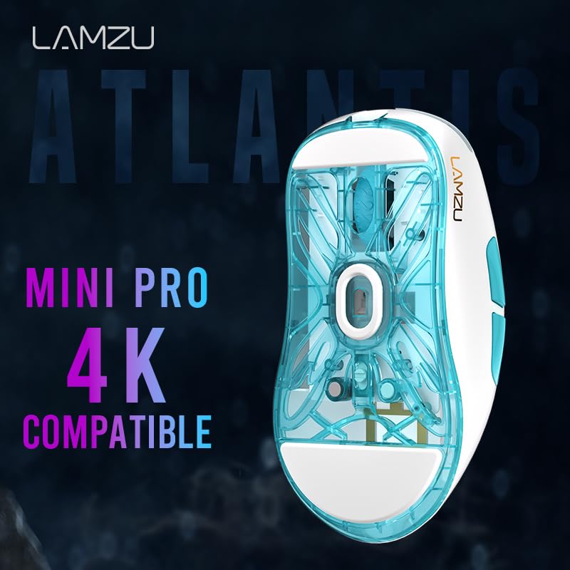 Amazon.co.jp: Lamzu Atlantis Mini Pro Gaming Mouse Polar White